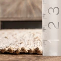 NuLOOM New Arrivals Striped Casual Jute Flatweave Area Rug