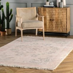 NuLOOM New Arrivals Ailey Elegant Medallion Tassel Area Rug