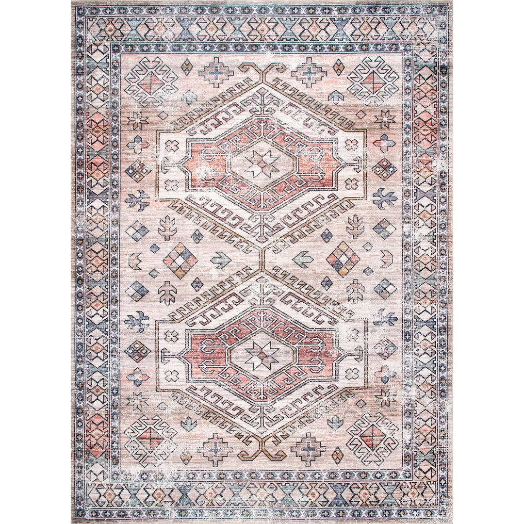 NuLOOM Mae Machine Washable Tribal Motif Area Rug New Arrivals 1 NuLOOM Mae Machine Washable Tribal Motif Area Rug New Arrivals