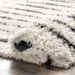 NuLOOM Augusta Striped Shag Area Rug 12 NuLOOM Augusta Striped Shag Area Rug