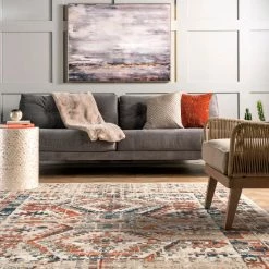 NuLOOM Niamh Distressed Ethnic Motif Area Rug