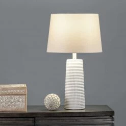 NuLOOM Lighting Patna 23" Ceramic Table Lamp