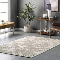 NuLOOM Suzanne Hand Hooked Wool Abstract High Low Textured Area Rug New Arrivals