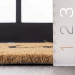 NuLOOM Hello Coir Doormat