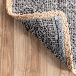 NuLOOM Sabby Hand Woven Leather Flatweave Area Rug New Arrivals