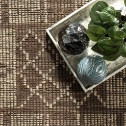 NuLOOM New Arrivals Maddy Handmade Jute And Leather Global Inspired Tribal Fringe Area Rug