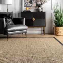 NuLOOM Elijah Seagrass With Border Area Rug 60 NuLOOM Elijah Seagrass With Border Area Rug