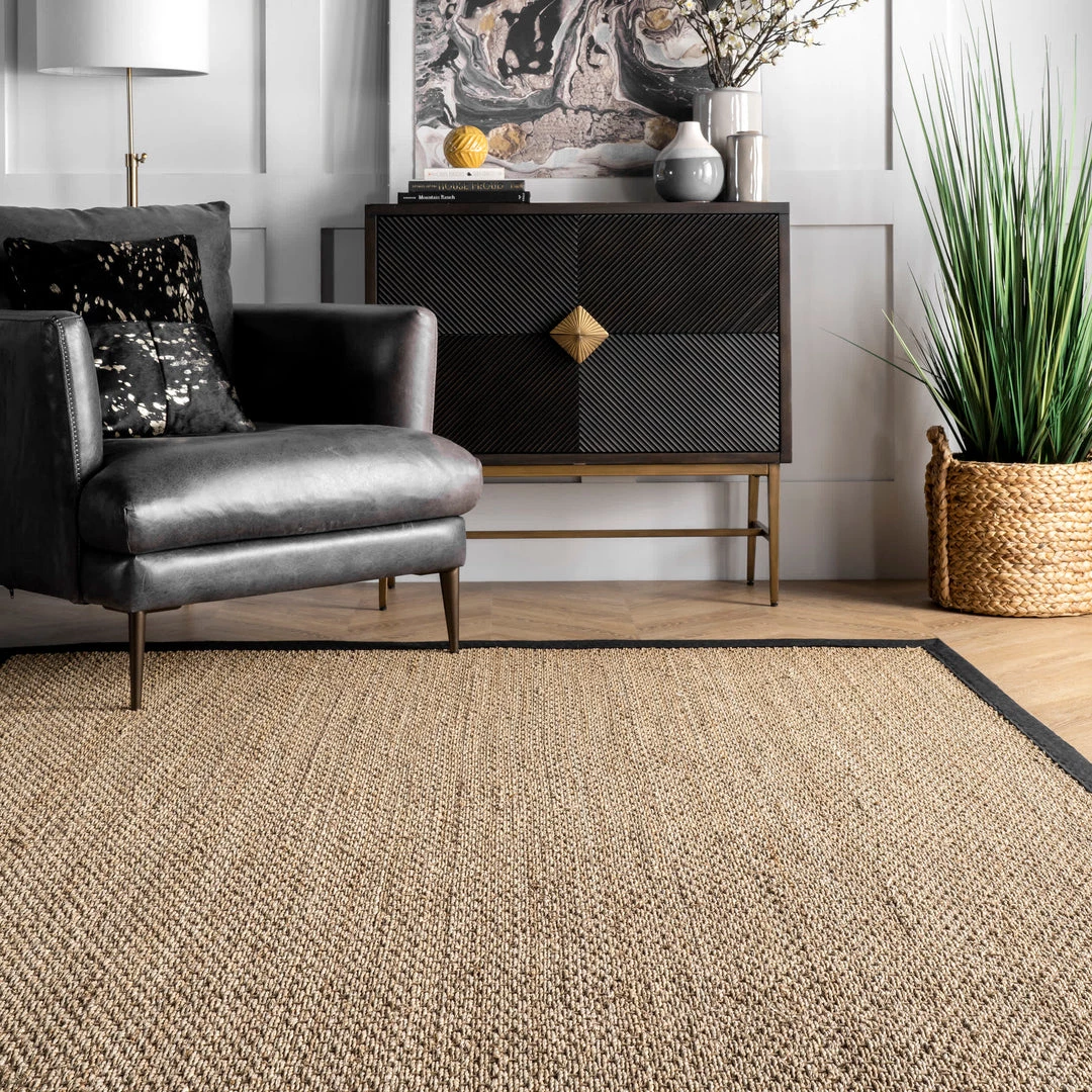 NuLOOM Elijah Seagrass With Border Area Rug 20 NuLOOM Elijah Seagrass With Border Area Rug