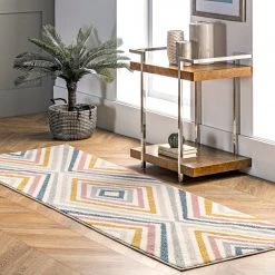 NuLOOM New Arrivals Neveah Contemporary Chevron Area Rug