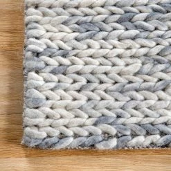 NuLOOM Hand Woven Chunky Woolen Cable Area Rug Best Sellers 82 NuLOOM Hand Woven Chunky Woolen Cable Area Rug Best Sellers