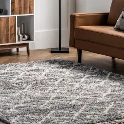 NuLOOM New Arrivals Transitional Kristi Shag Area Rug