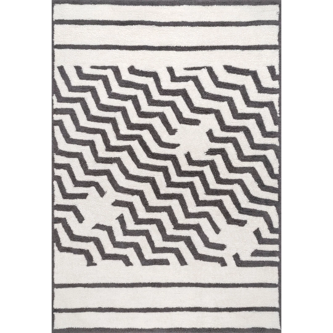 NuLOOM Fading Chevron Wool Washable Area Rug New Arrivals 1 NuLOOM Fading Chevron Wool Washable Area Rug New Arrivals
