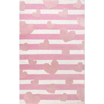 NuLOOM Small Handmade Hearts Striped Cochran Rug 1 NuLOOM Small Handmade Hearts Striped Cochran Rug