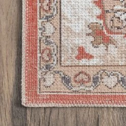NuLOOM New Arrivals Dianna Cotton-Blend Distressed Medallion Area Rug