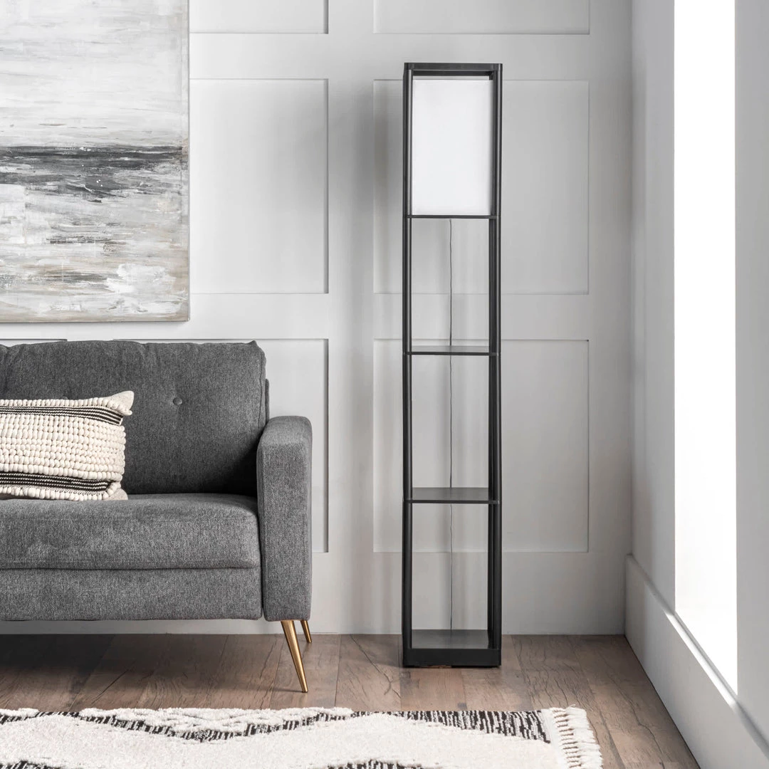 NuLOOM Stanton 63" Traditional Shelf Floor Lamp 3 NuLOOM Stanton 63" Traditional Shelf Floor Lamp