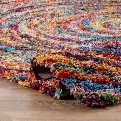NuLOOM Ardelle Swirl Shaggy Area Rug