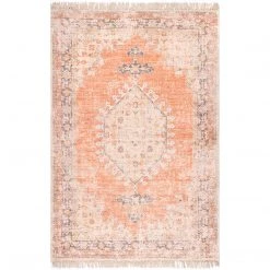 NuLOOM New Arrivals Olwen Faded Medallion Tassel Area Rug