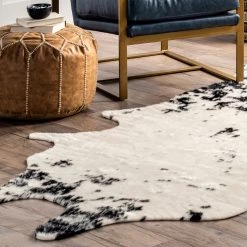 NuLOOM Faux Cowhide Washable Area Rug New Arrivals