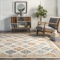 NuLOOM Marren Traditional Floral Motif Area Rug New Arrivals