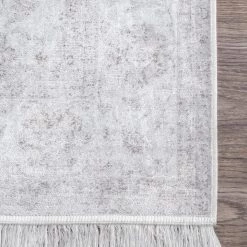 NuLOOM Vintage Floral Elyse Fringe Rug Area Rug New Arrivals