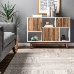 NuLOOM Palmer Hand Tufted Wool Striped Area Rug New Arrivals