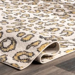 NuLOOM Leopard Print Area Rug Traditional
