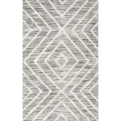 NuLOOM Hand Woven Diamond Jenna
