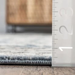 NuLOOM New Arrivals Debra Distressed Floral Bordered Area Rug