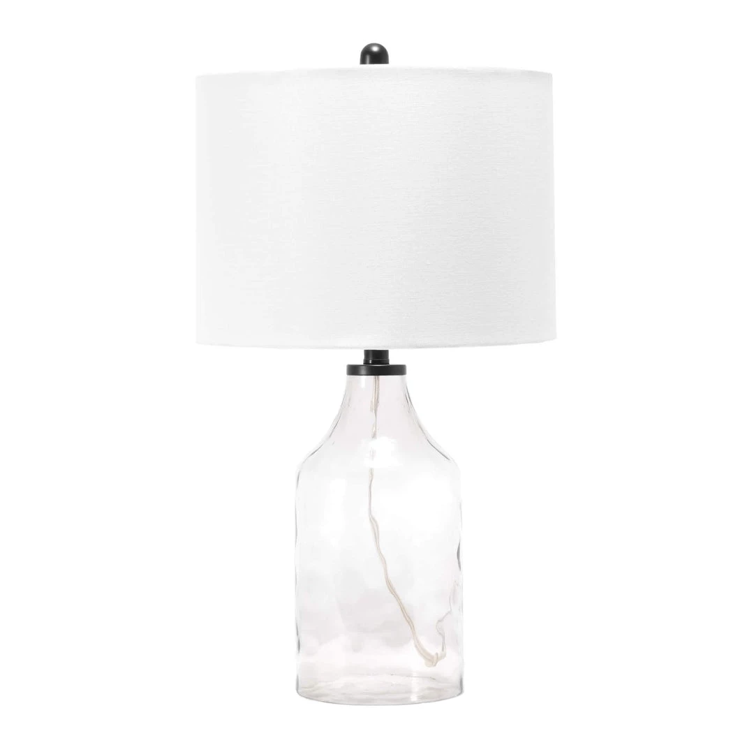 NuLOOM Carbone 24" Glass Table Lamp Lighting 1 NuLOOM Carbone 24" Glass Table Lamp Lighting