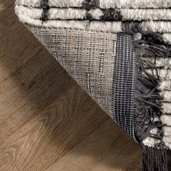 NuLOOM Alyson Modern Abstract Soft Shag Fringe Area Rug