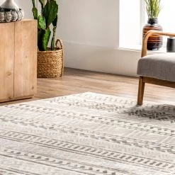 NuLOOM New Arrivals Chloe Tribal Motif Banded Area Rug 36 NuLOOM New Arrivals Chloe Tribal Motif Banded Area Rug