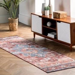 NuLOOM Zena Machine Washable Medallion Area Rug 19 NuLOOM Zena Machine Washable Medallion Area Rug