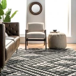 NuLOOM New Arrivals Jagged Modern Trellis Area Rug