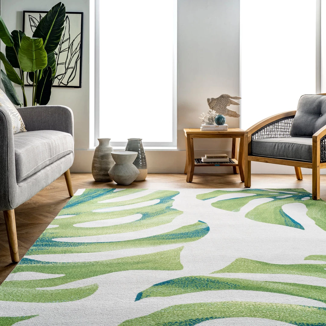 NuLOOM Dewey Tropical Indoor/Outdoor Area Rug New Arrivals 8 NuLOOM Dewey Tropical Indoor/Outdoor Area Rug New Arrivals