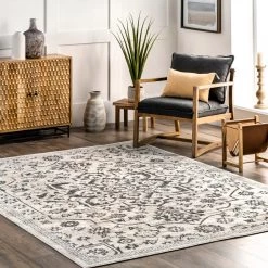NuLOOM Cassy Floral Medallion Area Rug