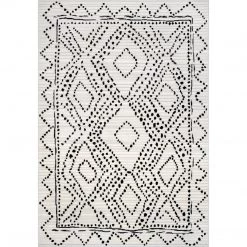 NuLOOM New Arrivals Mila Dotted Diamond Trellis Area Rug