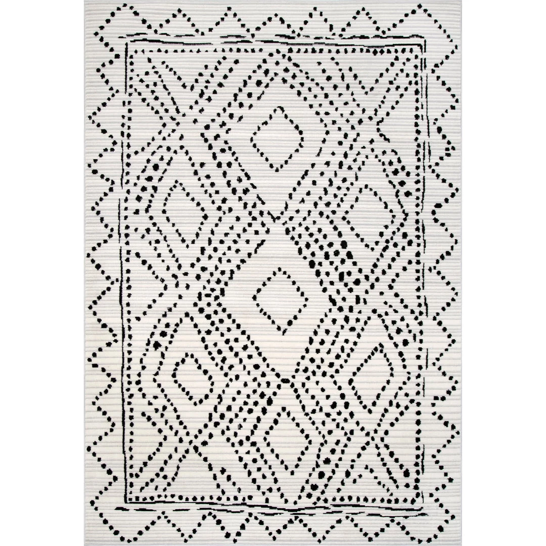 NuLOOM New Arrivals Mila Dotted Diamond Trellis Area Rug 1 NuLOOM New Arrivals Mila Dotted Diamond Trellis Area Rug