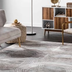 NuLOOM Austin Abstract Circles Area Rug New Arrivals