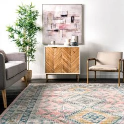 NuLOOM New Arrivals Louise Tribal Diamond Area Rug