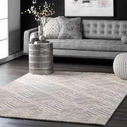 NuLOOM Taytum Handmade Wool Diamond Trellis Area Rug New Arrivals