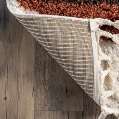 NuLOOM Kali Shaggy Diamond Tassel Area Rug