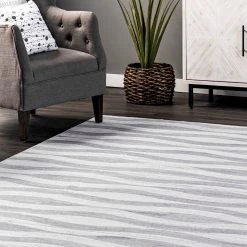 NuLOOM Kami Abstract Curves Machine Washable Area Rug New Arrivals