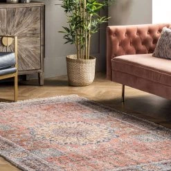 NuLOOM New Arrivals Mabree Vintage Floral Medallion Flatweave Area Rug 17 NuLOOM New Arrivals Mabree Vintage Floral Medallion Flatweave Area Rug