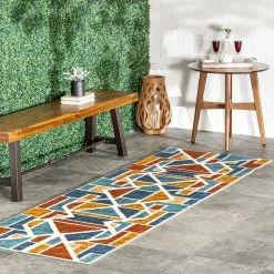 NuLOOM Alexia Contemporary Geometric Indoor/Outdoor Area Rug