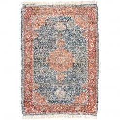 NuLOOM New Arrivals Mina Traditional Medallion Tassel Flatweave Area Rug