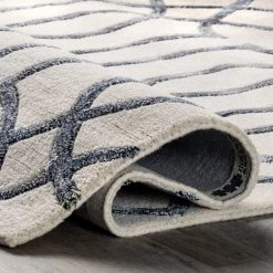 NuLOOM Hand Tufted Syreeta Trellis Contemporary