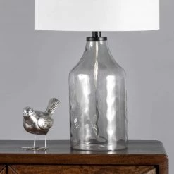 NuLOOM Carbone 24" Glass Table Lamp Lighting 14 NuLOOM Carbone 24