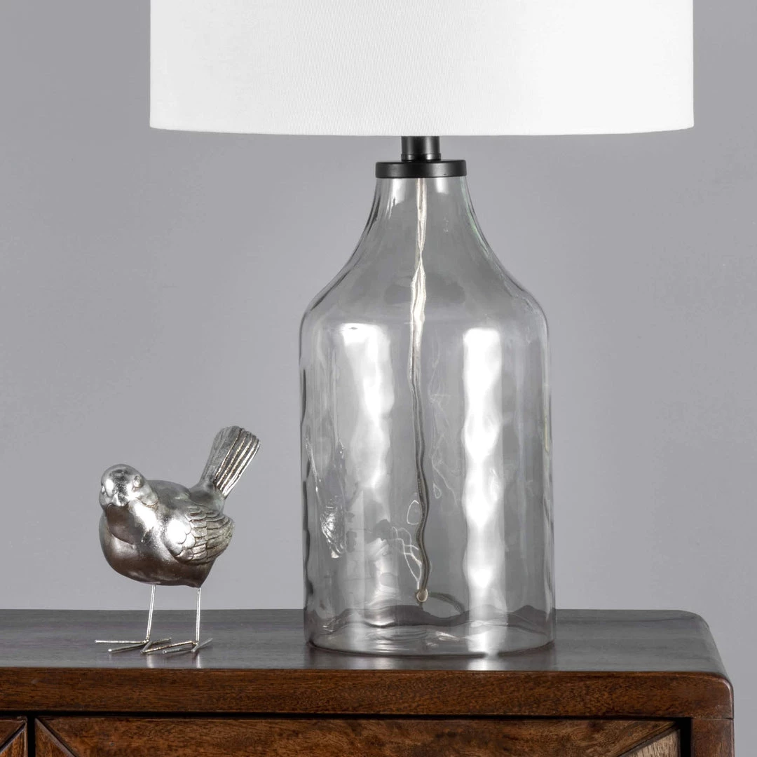 NuLOOM Carbone 24" Glass Table Lamp Lighting 7 NuLOOM Carbone 24" Glass Table Lamp Lighting