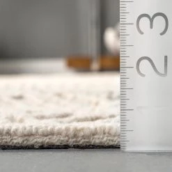 NuLOOM Suzanne Hand Hooked Wool Abstract High Low Textured Area Rug New Arrivals