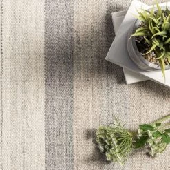 NuLOOM Jilly Handmade Wool And Cotton Flatweave Coastal Striped Area Rug New Arrivals